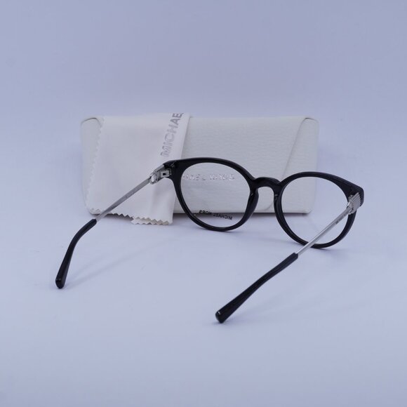 Michael Kors MK4048 3163 Kea Eyeglasses Black/Silver 51mm Round Frame - Picture 12 of 12